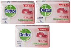 Dettol Soap Value Pack, Skincare - (3 Pieces X 125 g)